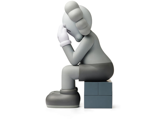 Kaws Passing Through Open Edition Vinyl Figure Grey