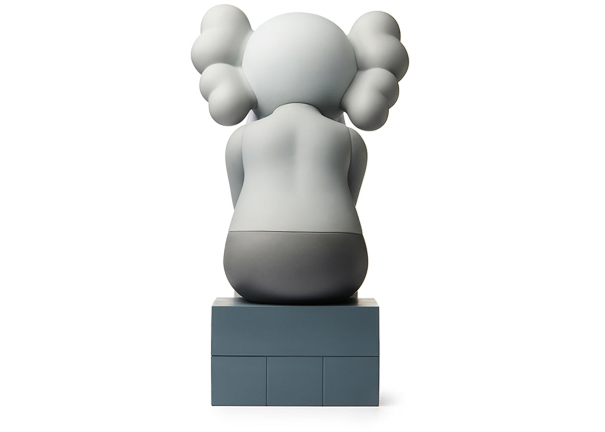 Kaws Passing Through Open Edition Vinyl Figure Grey