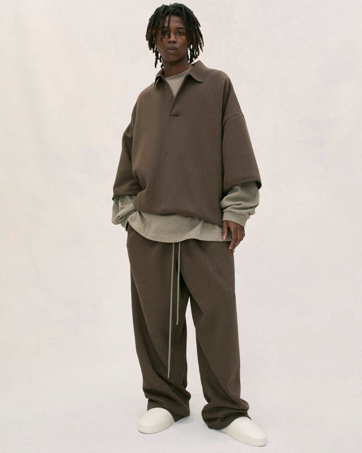 ESSENTIALS 3/4 SLEEVE POLO