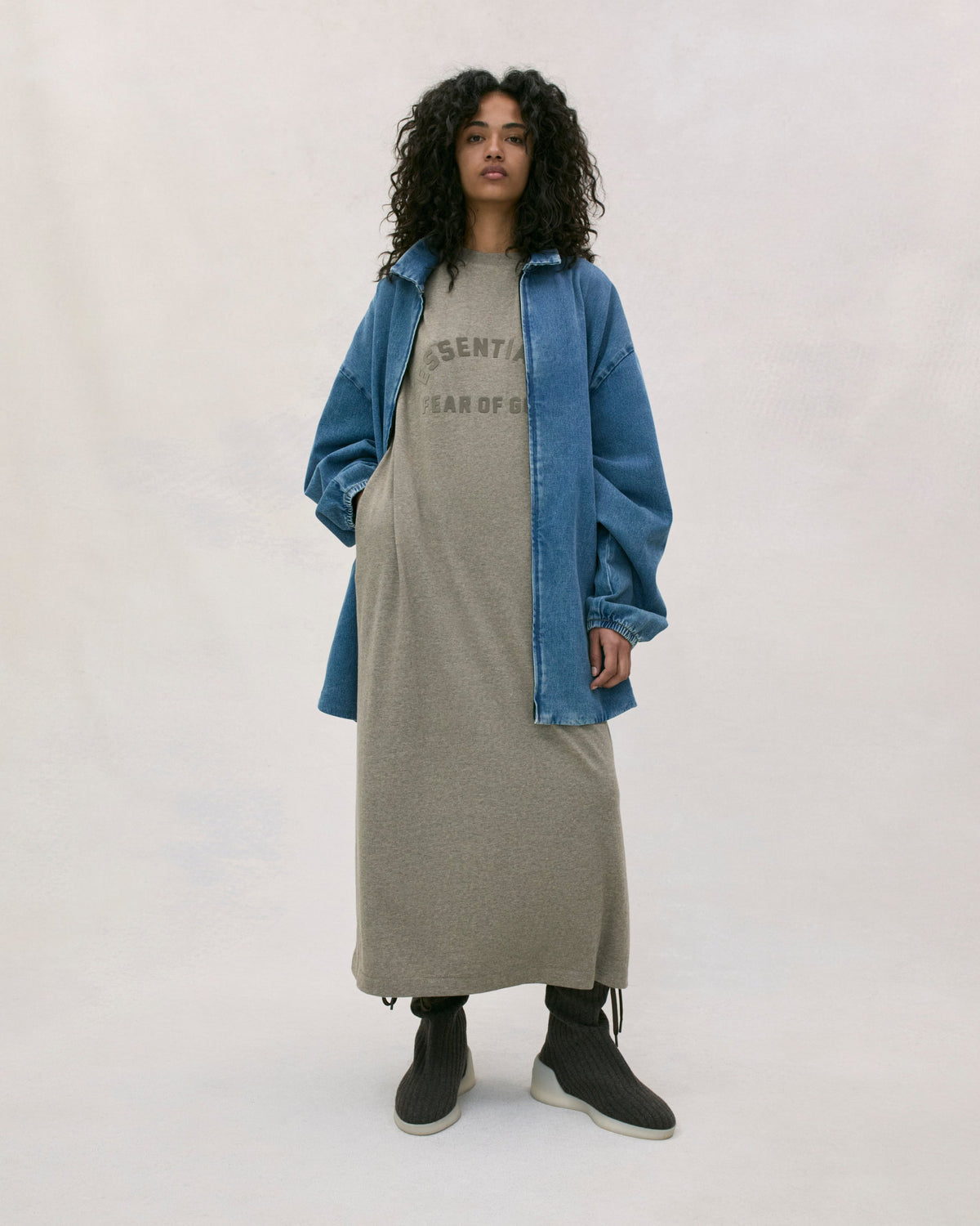 WOMENS 3/4 SLEEVE DRESS