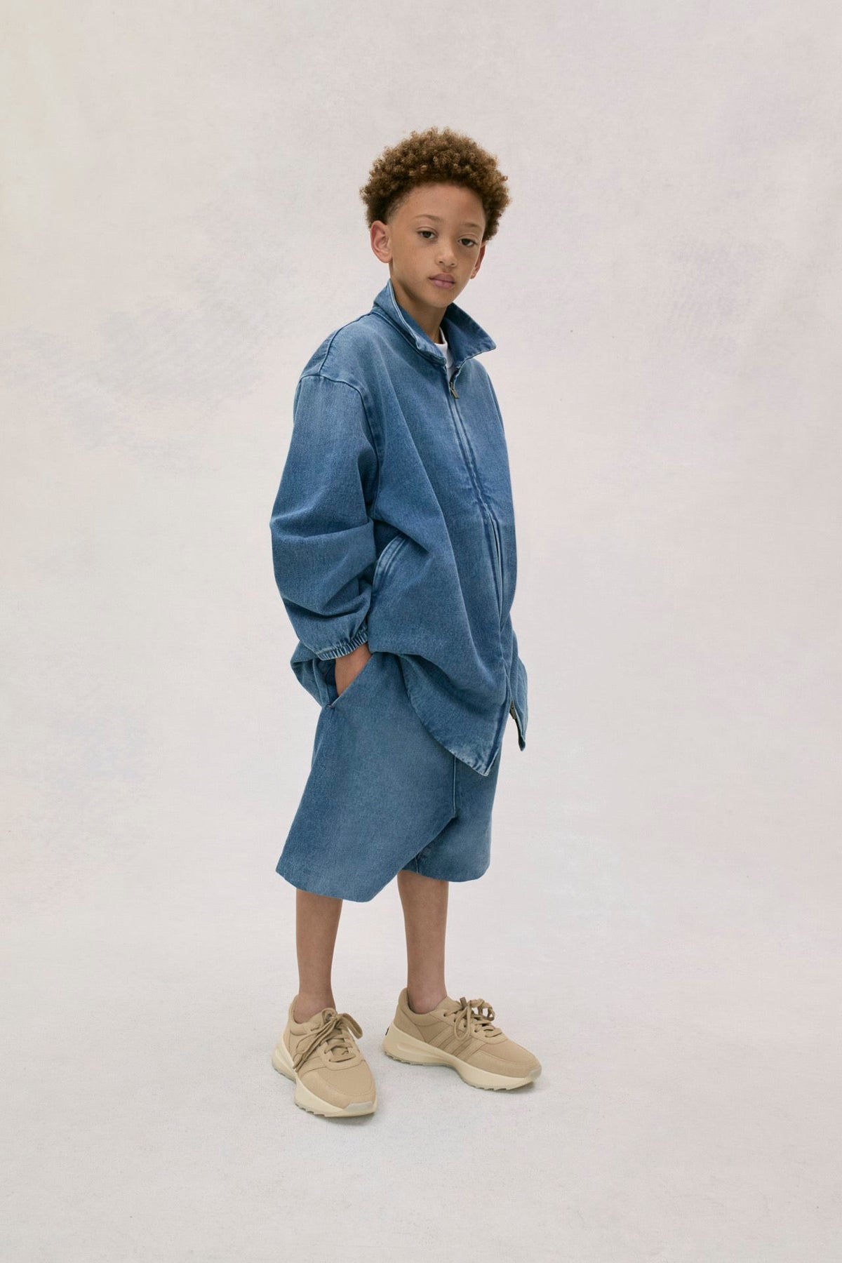 KIDS DENIM LOUNGE SHORT