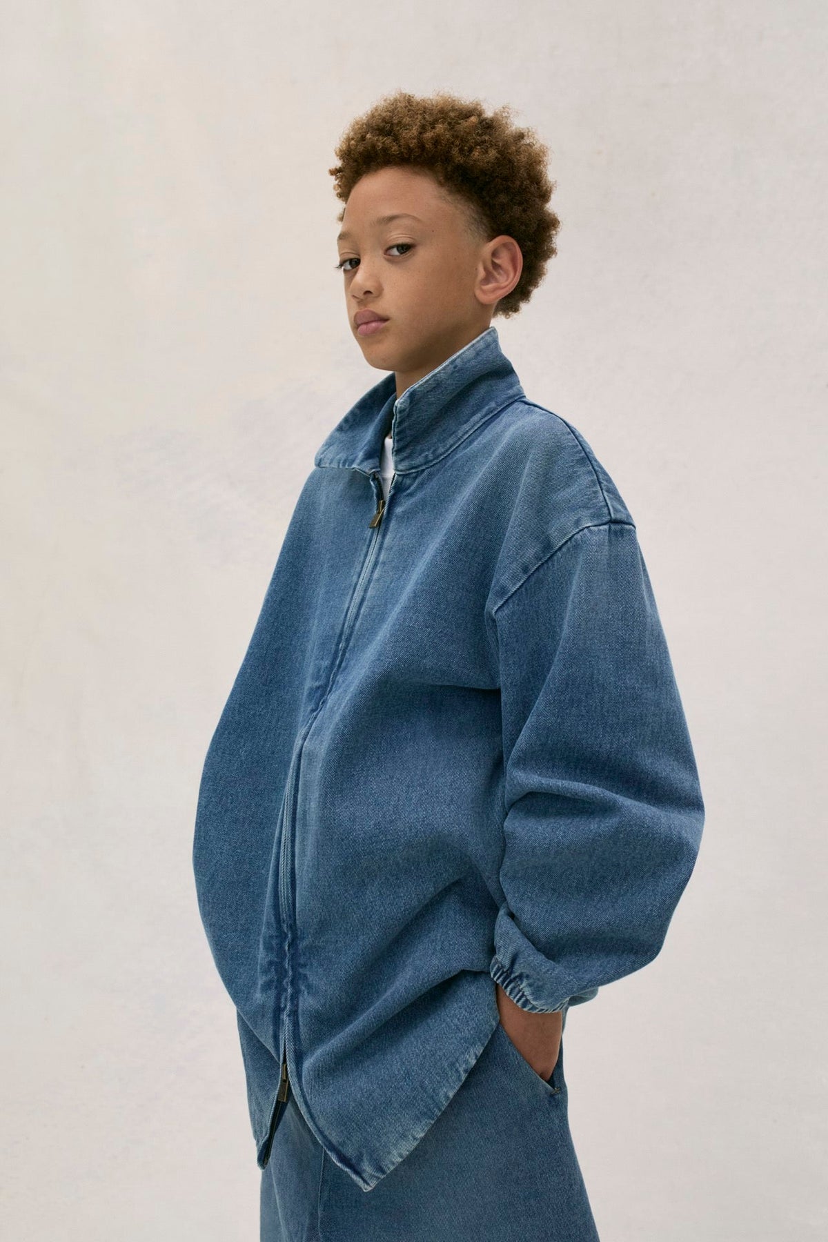KIDS DENIM OVERSHIRT