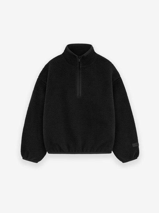 Kids Polar Fleece Halfzip Mockneck