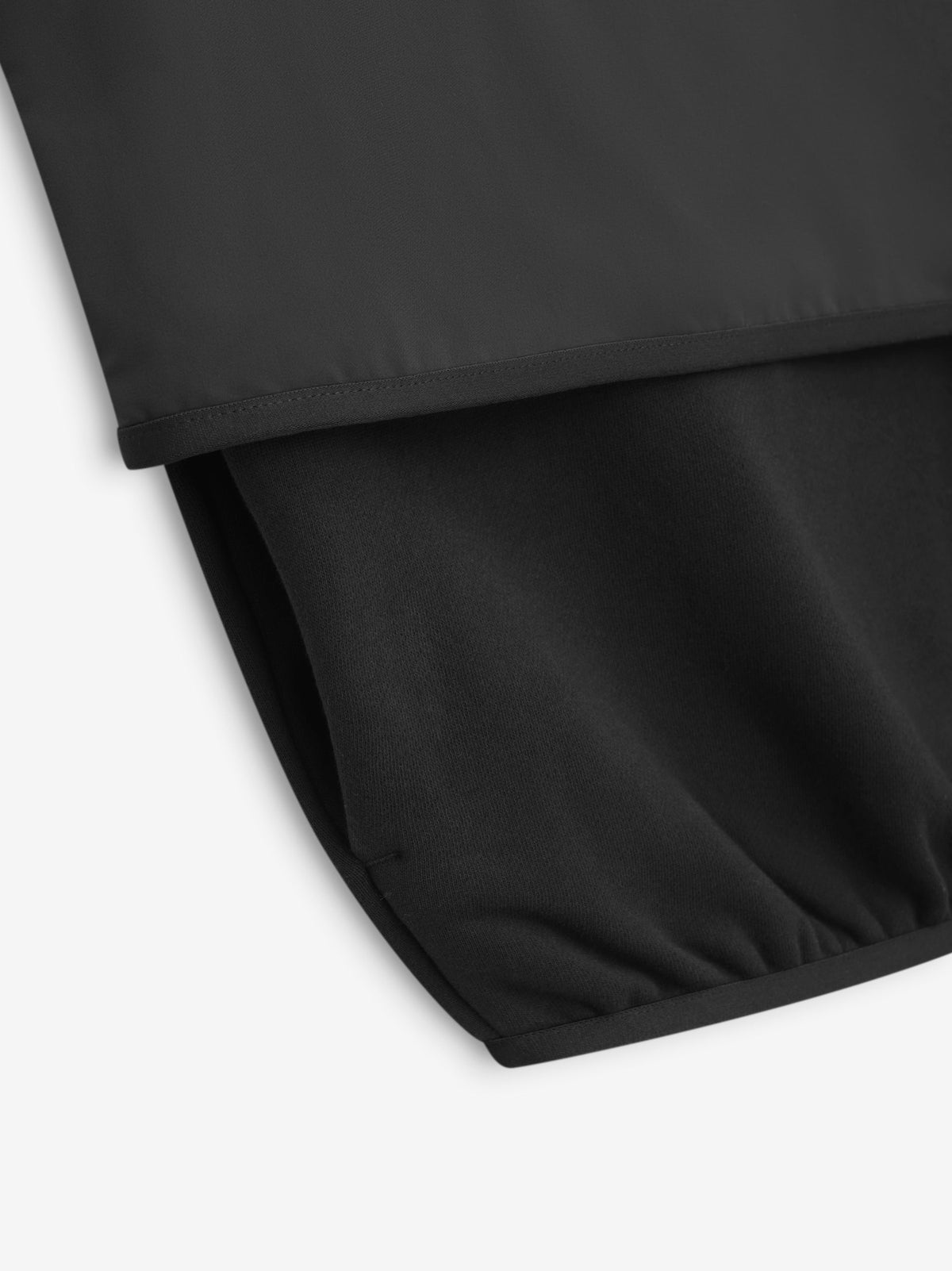 NYLON FLEECE MOCKNECK