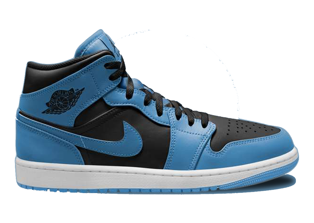 Air Jordan 1 Mid "University Blue Black" (TD)