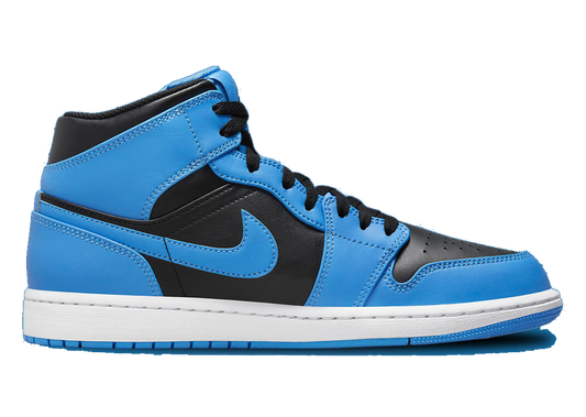 Air Jordan 1 Mid "University Blue Black" (PS)