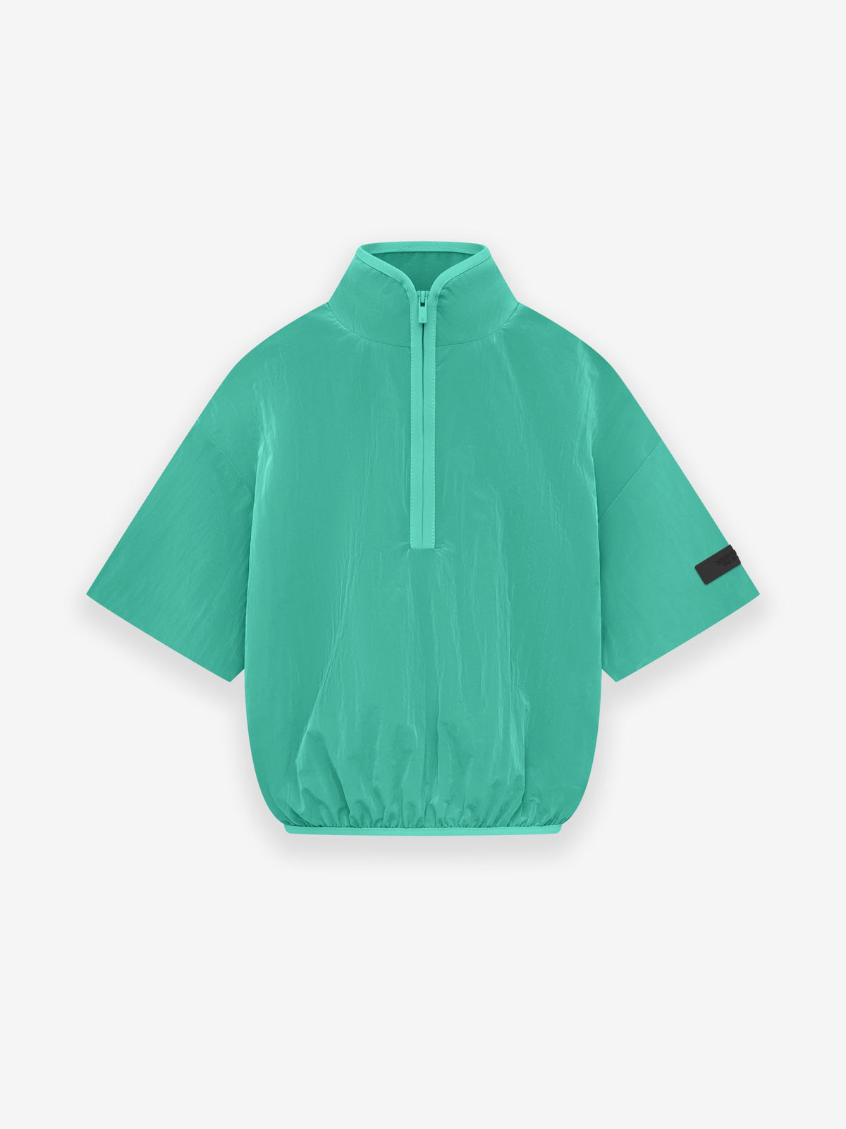 Kids Crinkle Nylon Halfzip SS Shirt