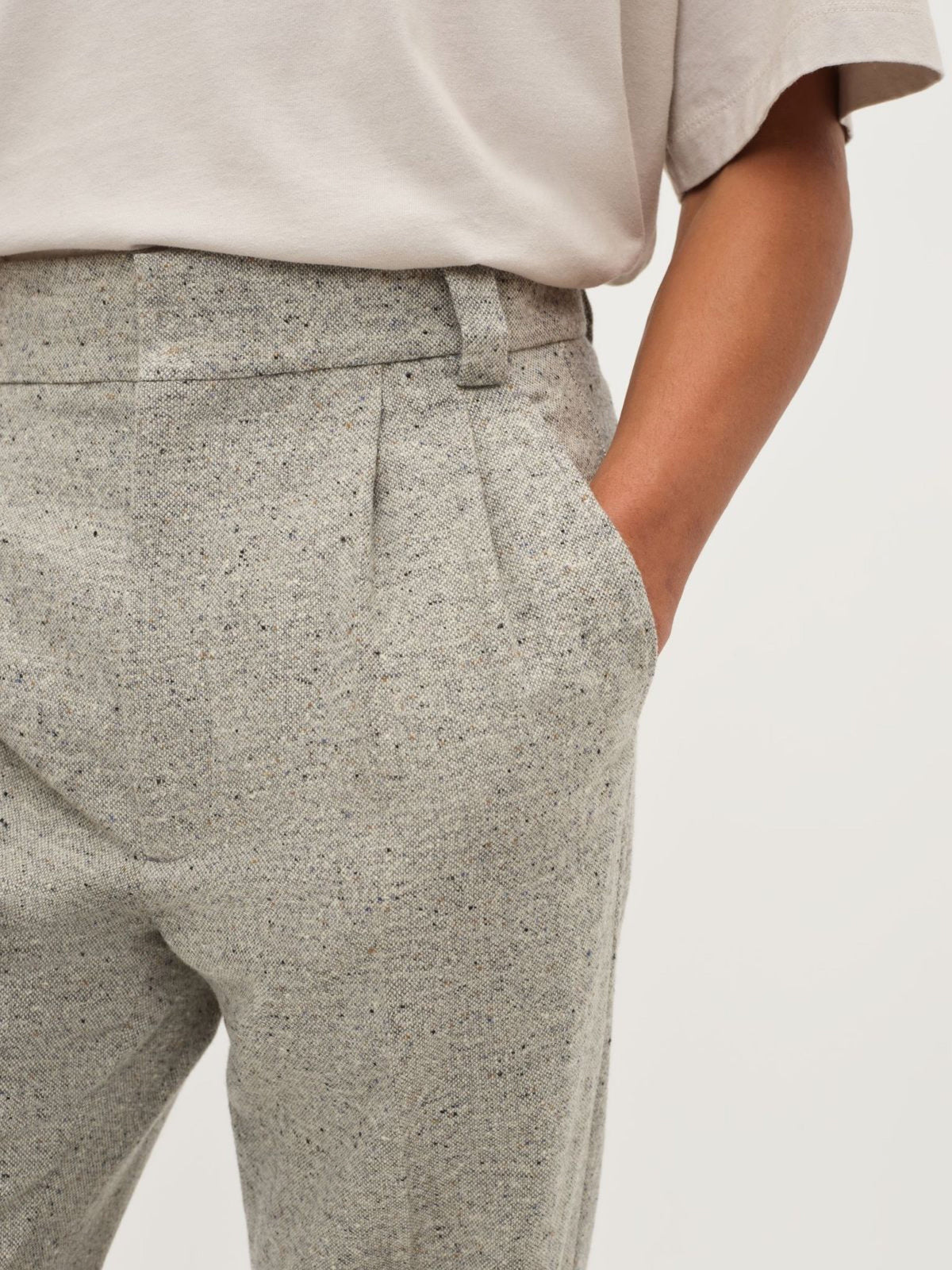 Double Pleated Trouser