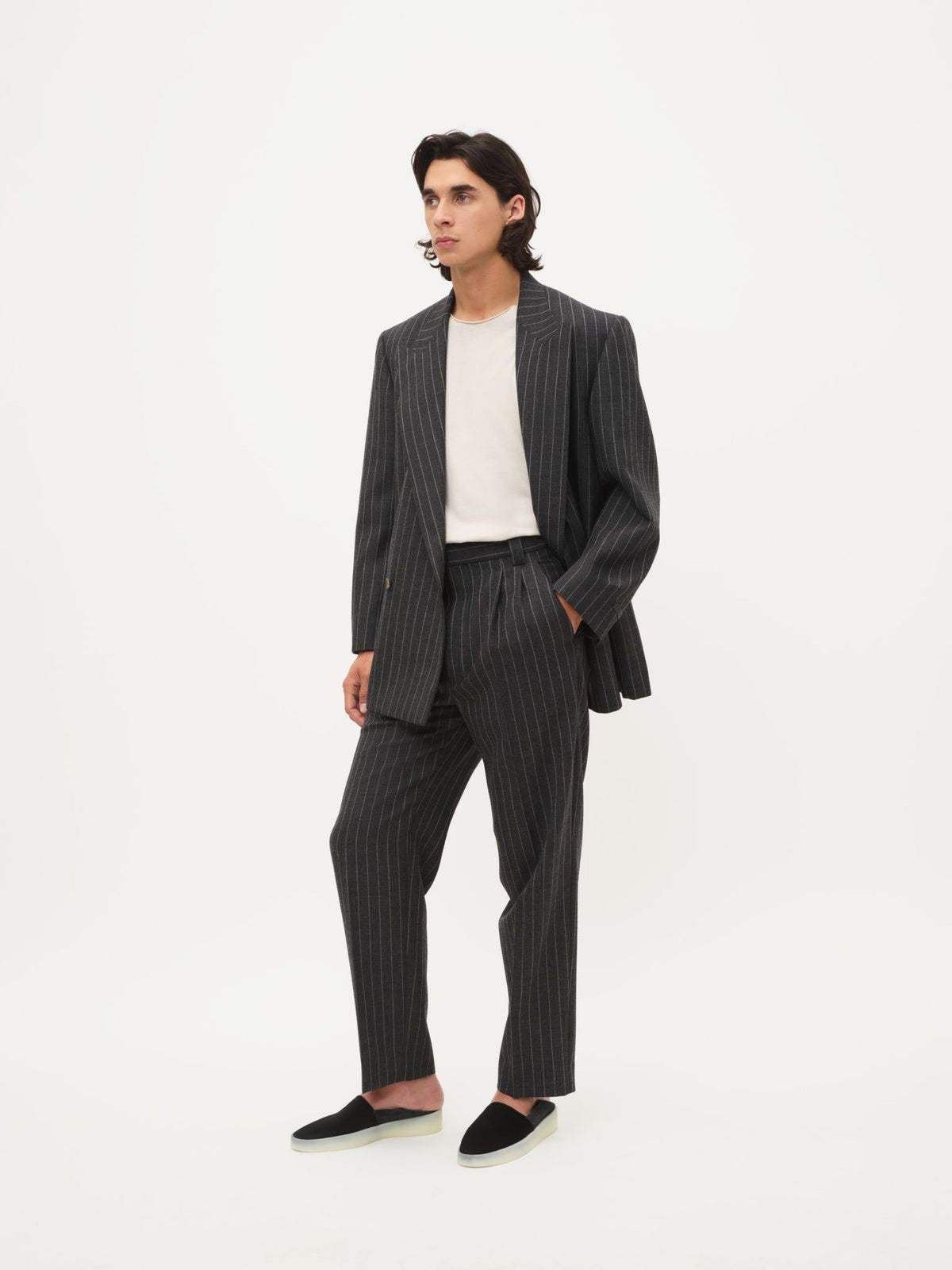 Double Pleated Trouser