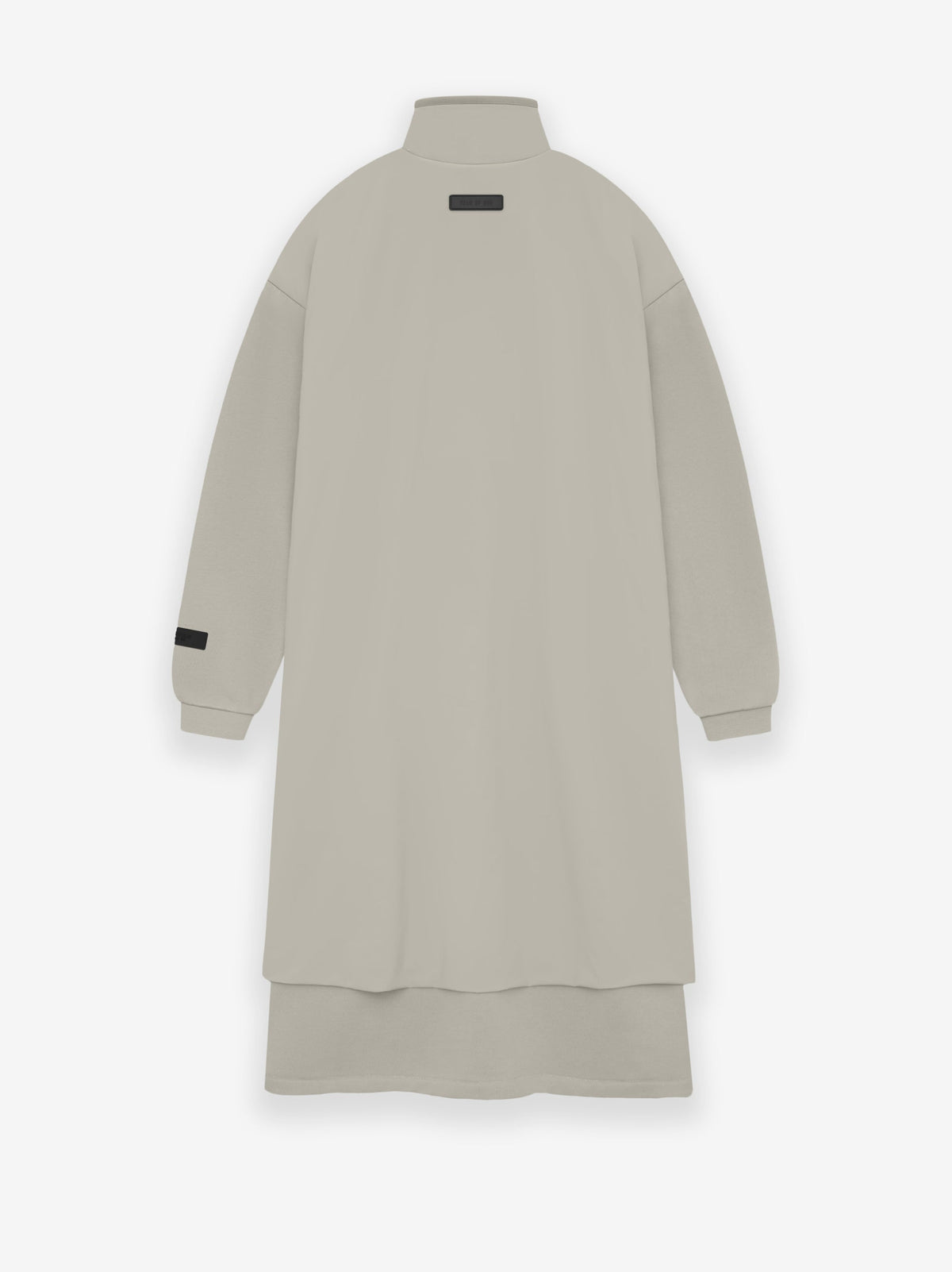 Womens Nylon Fleece Mockneck Sweater Dress