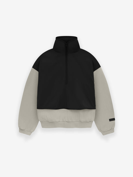 Kids Nylon Fleece Mockneck Sweater