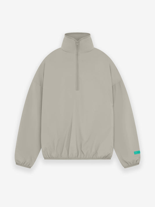 Nylon Halfzip Mockneck