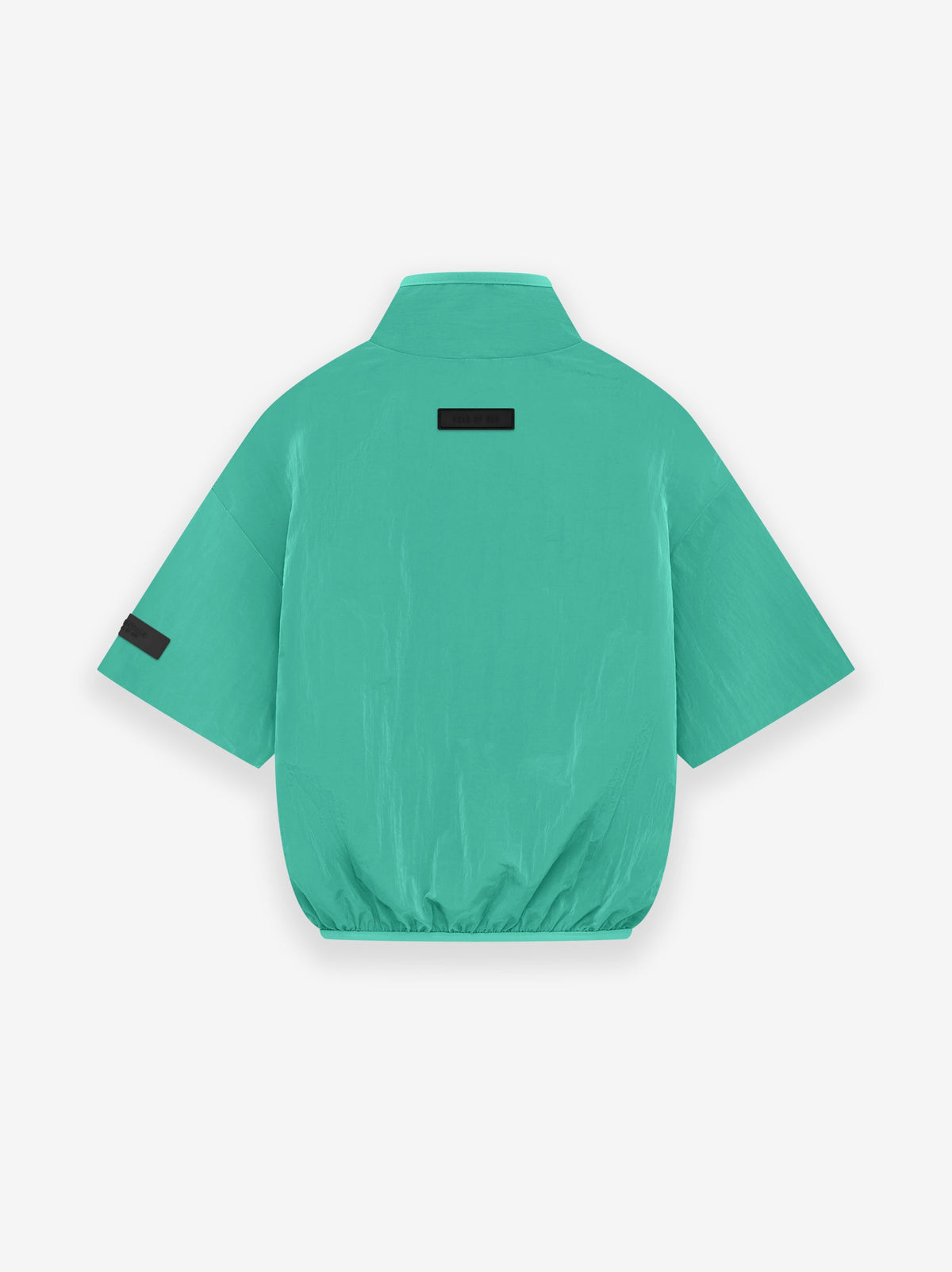 Kids Crinkle Nylon Halfzip SS Shirt
