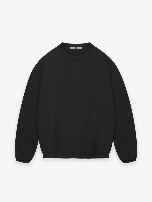 Stretch Woven Running Crewneck