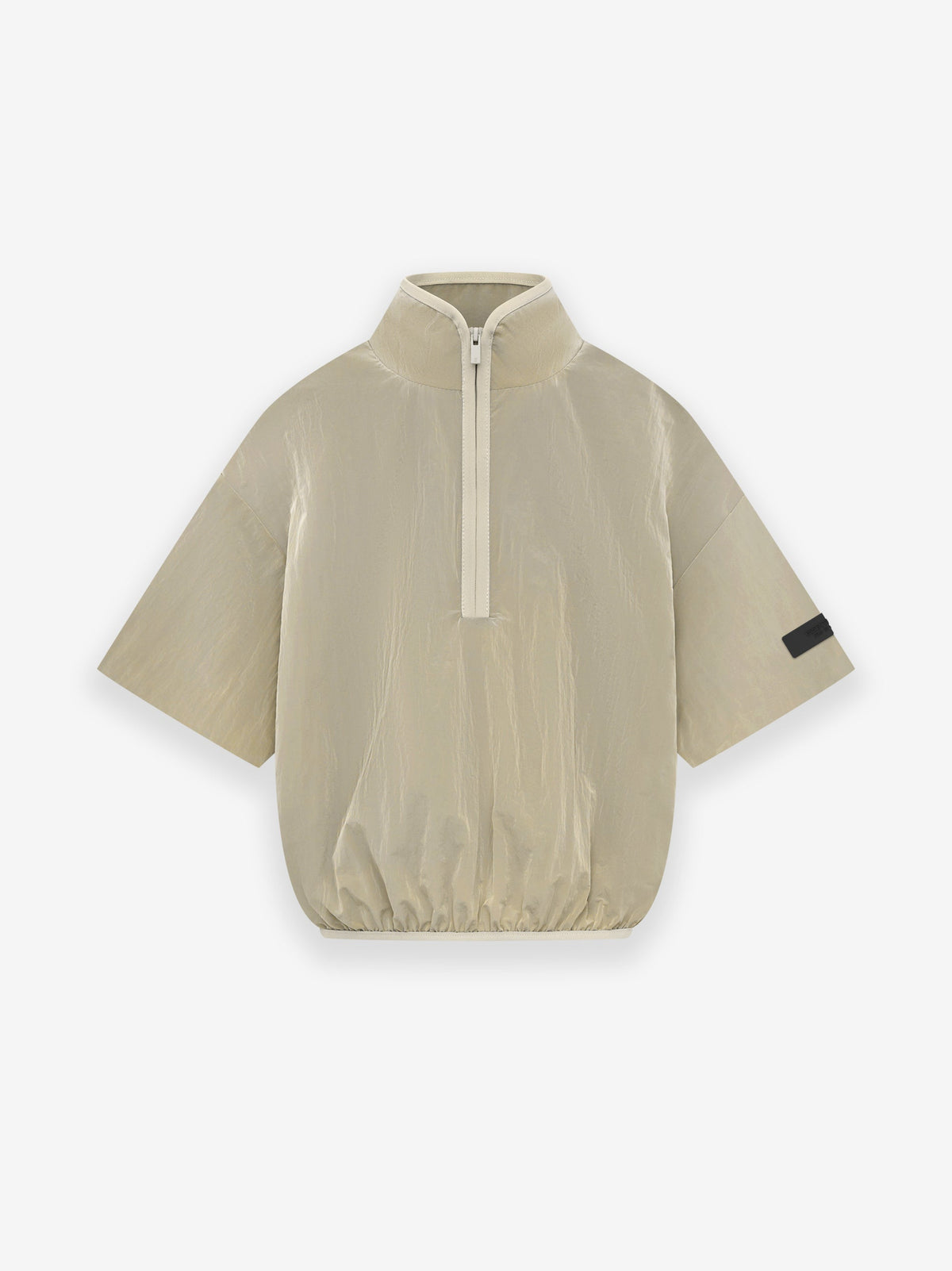 Kids Crinkle Nylon Halfzip SS Shirt