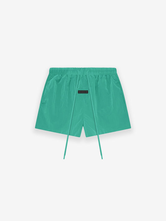 Crinkle Nylon Running Short