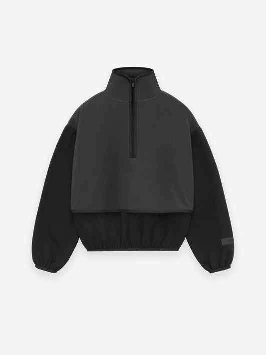 KIDS NYLON FLEECE MOCKNECK