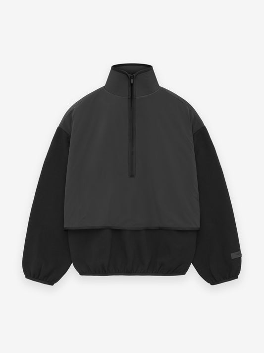 NYLON FLEECE MOCKNECK